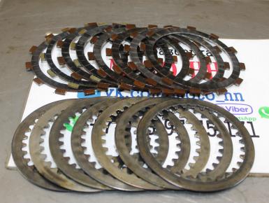 Диски сцепления (комплект фрикционные и стальные), Suzuki, GSF 400 Bandit, 1997, 0, 0