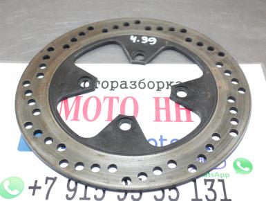 Диск тормозной Задний, Honda, NT 650 Hawk GT, 1990, 0, 0