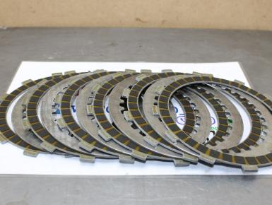 Диски сцепления (комплект фрикционные и стальные), Kawasaki, KLE 500, 1997, 0, 0