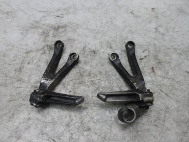 Кронштейн подножки пассажира левый и правый (комплект), Kawasaki, ZX 6 R Ninja , 0, 0