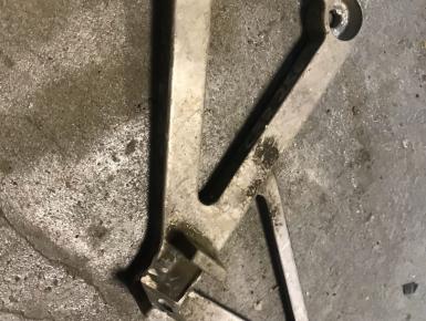 Кронштейн подножки водителя правый, Honda, CBR 250 RR, 1991, 0, 0