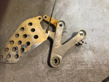 Кронштейн подножки водителя правый, Honda, CBR 900 RR / 954 RR (SC50), 2003, 0, 0