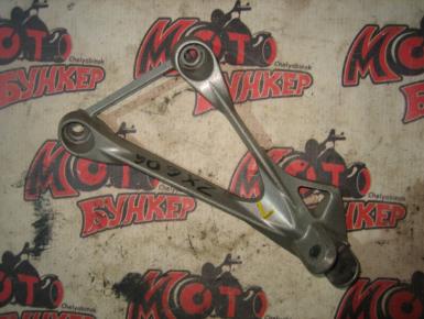 Кронштейн подножки пассажира левый, Kawasaki, ZX 6 R Ninja, 2006, 0, 0