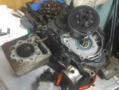 Двигатель, Honda, XLR 250 R Baja, 1992, 0, 0