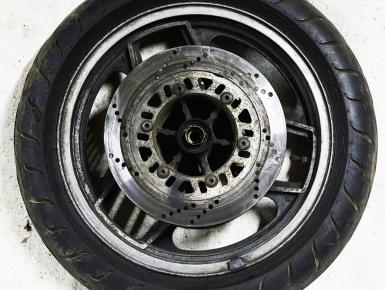 Колесо переднее в сборе, Kawasaki, GPZ 550, 1990, 0, 0