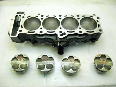 Блок цилиндров, Yamaha, YZF R1, 2005, 0, 0