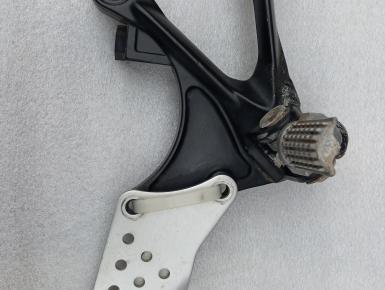 Кронштейн подножки водителя правый, Kawasaki, ZX 6 R Ninja, 2007, 0, 0