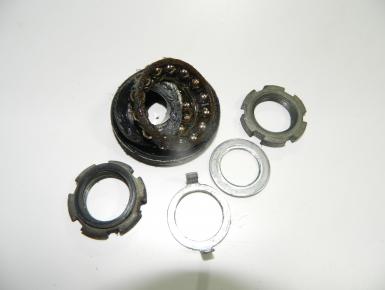 Гайка рулевой колонки , Yamaha, XJR 1200, 1997, 0, 0