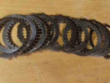 Диски сцепления (комплект фрикционные и стальные), Kawasaki, GPZ 1100, 1998, 0, 0