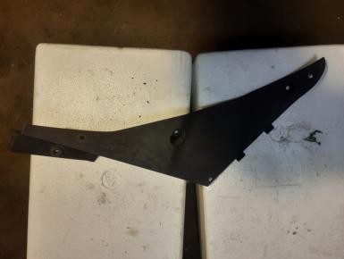 Накладка пластиковая правая, Kawasaki, ZX 6 R Ninja, 2011, 0, 0