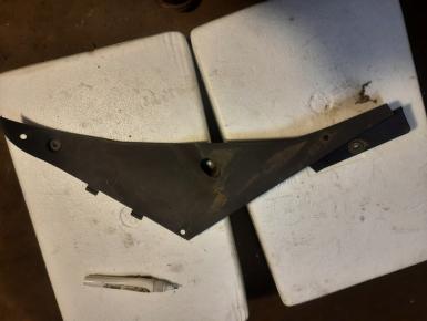 Накладка пластиковая левая, Kawasaki, ZX 6 R Ninja, 2017, 0, 0