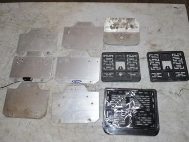 Рамка крепления регистрационного номерного знака, Yamaha, XVS 400 Drag Star Classic , 0, 0