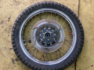 Диск тормозной Правый передний, Yamaha, XV 400 Virago, 1991, 0, 0