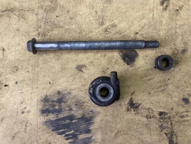 Ось переднего колеса в сборе, Yamaha, XV 400 Virago, 1991, 0, 0