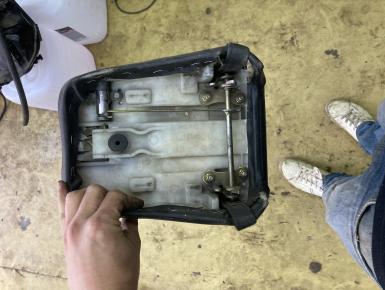 Сидение Пассажира, Yamaha, XV 400 Virago, 1991, 0, 0