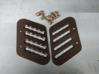 Кронштейн подножки пассажира левый и правый (комплект), Honda, GL 1800 Gold Wing , 0, 0