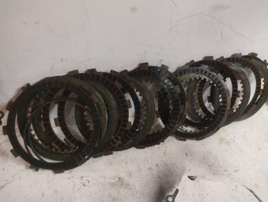 Диски сцепления (комплект фрикционные и стальные), Kawasaki, ZX 6 R Ninja, 2004, 0, 0