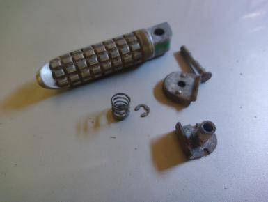 Подножка (упор) пассажира левая, Kawasaki, ZX 9 R Ninja, 1997, 0, 0