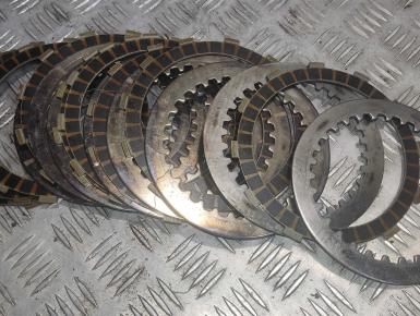 Диски сцепления (комплект фрикционные и стальные), Kawasaki, GPZ 1100, 1998, 0, 0