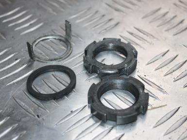 Гайка рулевой колонки , Yamaha, XVS 400 Drag Star Classic, 2001, 0, 0