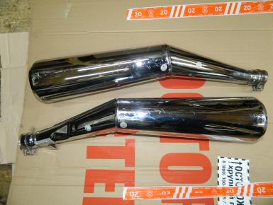 Глушитель Левый и правый (комплект), Yamaha, XJR 1300, 2001, 0, 0