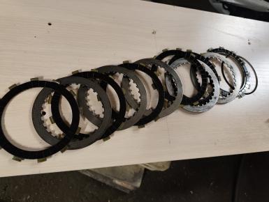 Диски сцепления (комплект фрикционные и стальные), Honda, CB 400 SF, 1996, , 