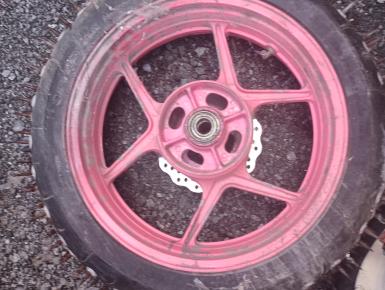 Колесо заднее в сборе 190/ 55  R17, Kawasaki, 0, 1