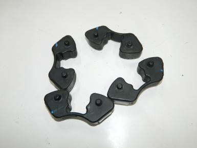 Демпферные резинки заднего колеса, Kawasaki, ER 6 F (Ninja 650 R), 2014, 0, 1